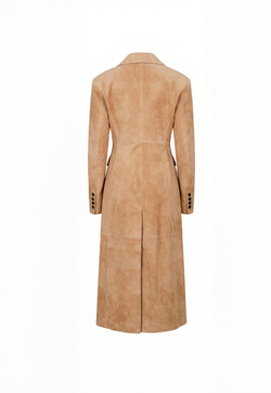 Тренч из натуральной замши