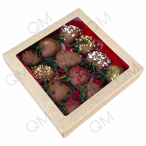 Контейнеры на вынос ECO TABOX 2500 gl склеенные с окном 260*260*40 мм