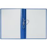 Папка для дипломного проекта без бумаги, на тесьме, синяя, Канцбург