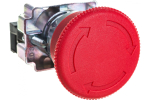Кнопка управления LAY5-BS542 "Грибок" аварийная с фиксацией поворотная IEK