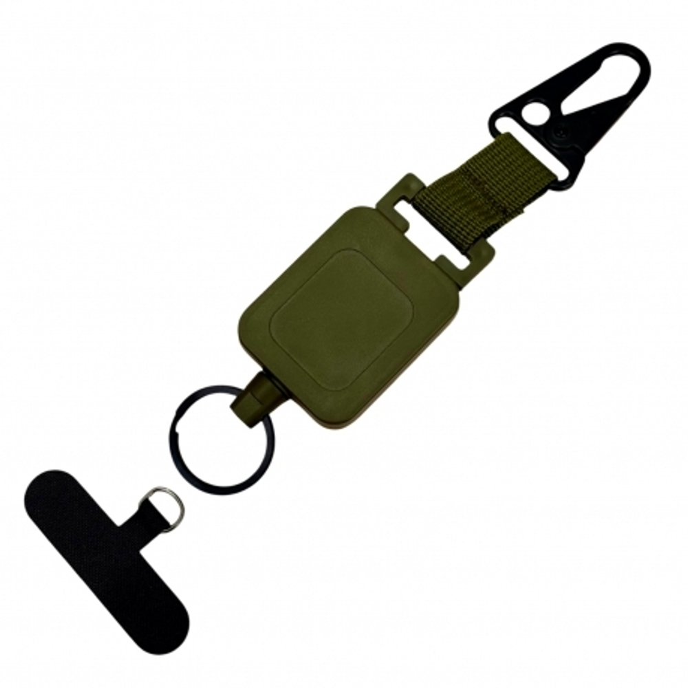 Ретрактор с карабином для телефона