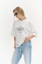 Футболка CAFFEINE QUEEN | Белый