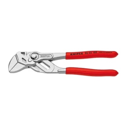 Клещи переставные-гаечный ключ хромированные 180 мм Knipex 86 03 180