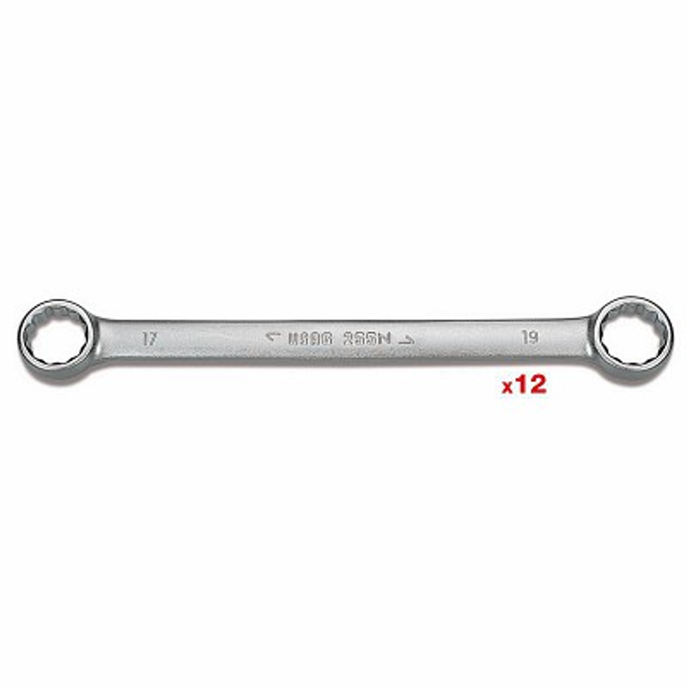 255 N/SE12 Набор прямых двусторонних накидных многогранных ключей, 12 шт., USAG (Италия)