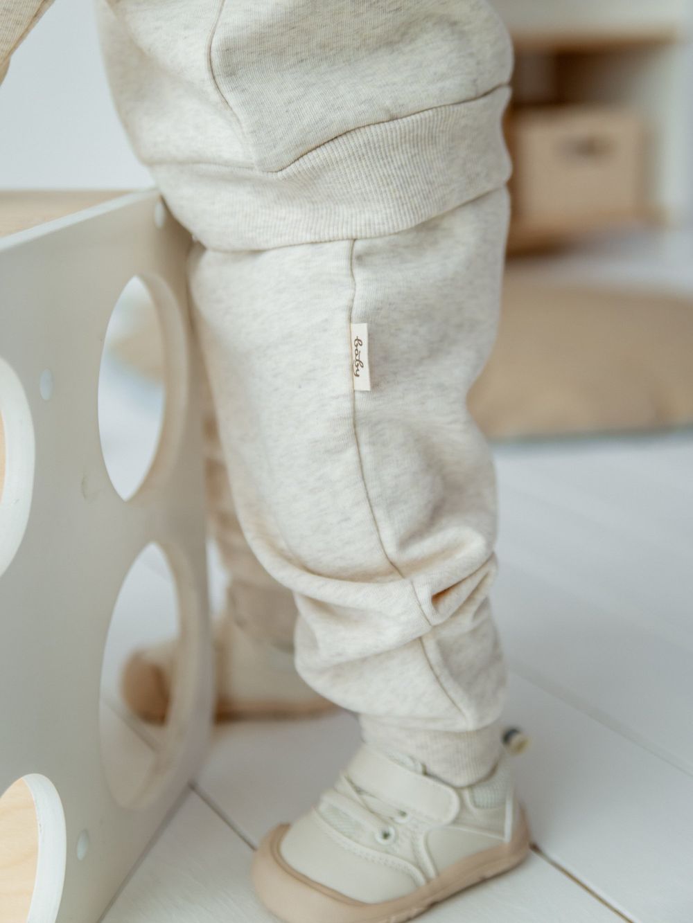 Костюм с толстовкой "Ванильный пудинг" утепленный 0+