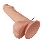 Реалистичный фаллоимитатор с вибрацией Beautiful Zebulon (14×4,2 см)