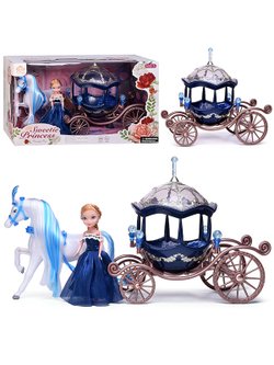 Карета с лошадью Повозка для принцесс (145A)