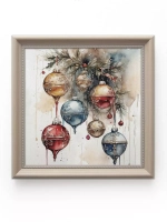 Картины на стену интерьерные на холсте 4 шт, 23*23 см