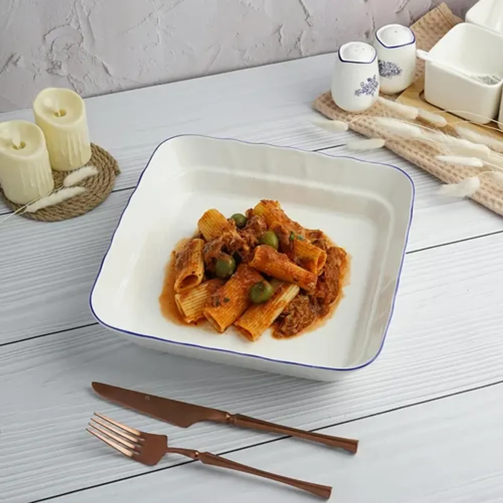Салатник 1800 мл 25*25 см h6 см квадратный Sea Flower P.L. Proff Cuisine [6]