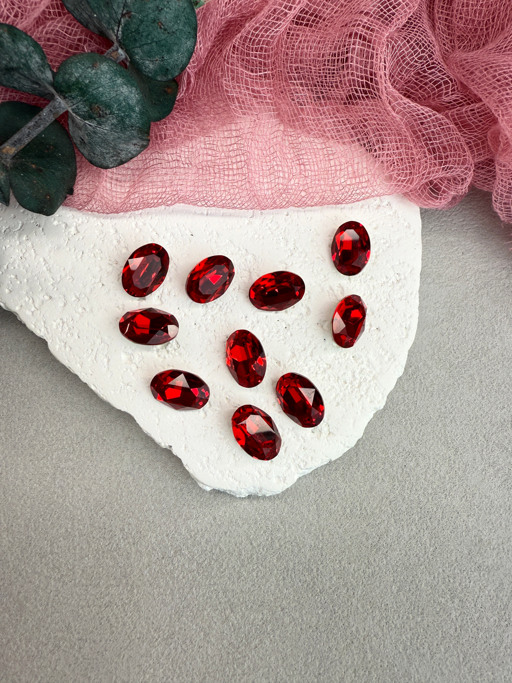 Овал Oval 14*10 мм, Light siam