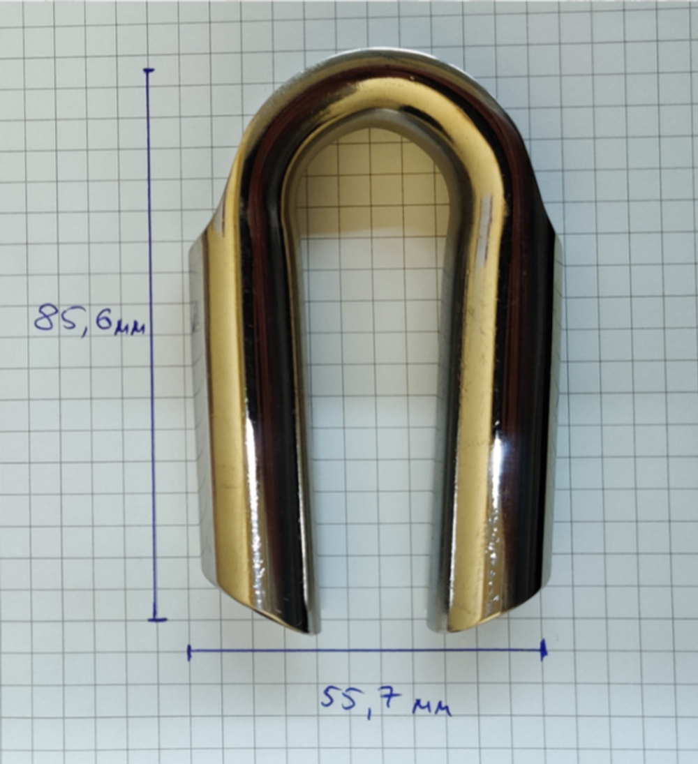 Коуш для синтетического троса диаметром 9-10 мм
