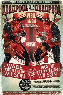 Постер Maxi Deadpool (Wade vs Wade)