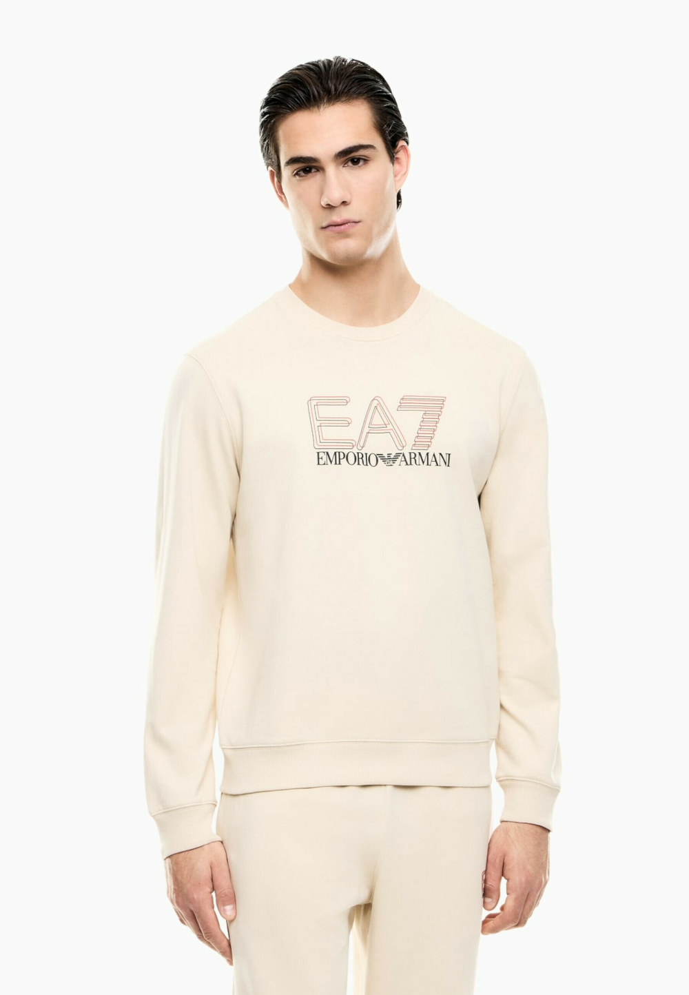 EA7 Emporio Armani Толстовка - Бежевый