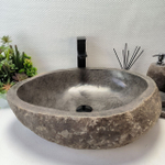 Раковина из речного камня RS63373 (55*47*16) 0123