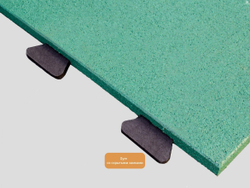 Резиновая плитка EcoStep Gym 1000х1000 (20-60 мм) со скрытыми замками