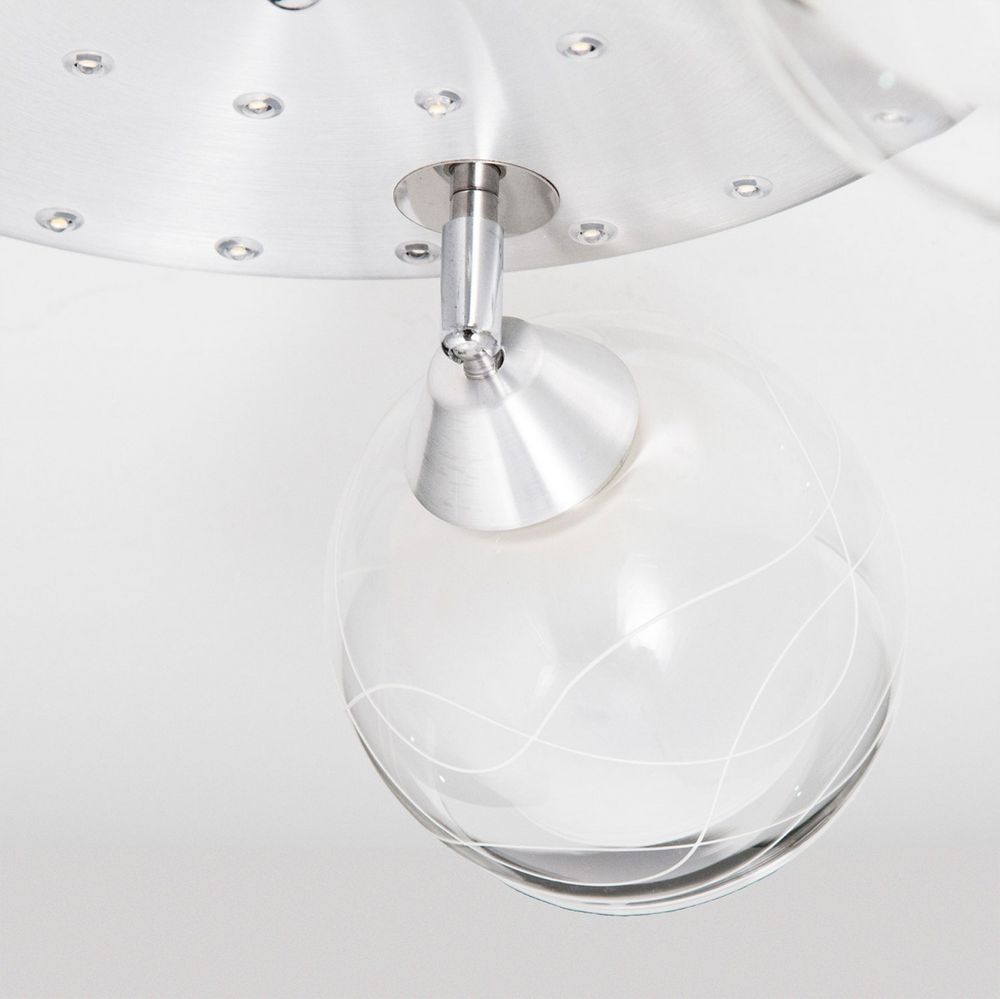 Citilux Самба CL158132 Люстра с поворотными плафонами Алюминий Хром