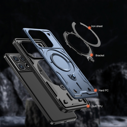 Чехол Magneto Case с кольцом для Poco X6 Pro