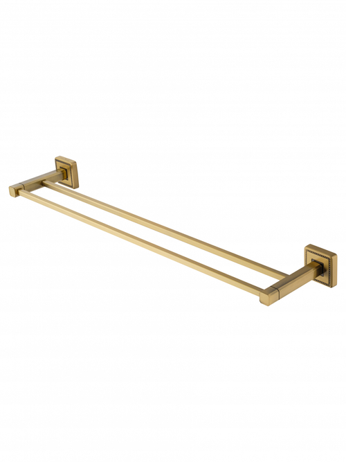 Полотенцедержатель двойной WONZON & WOGHAND ROMA, Бронза (WW-7211)