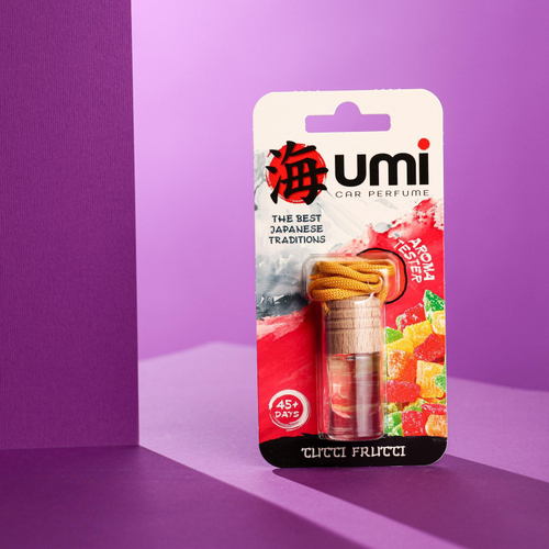 Ароматизатор "Tensy" подвесной бутылочка 4мл Тутти фрутти (16шт/бл UMI )