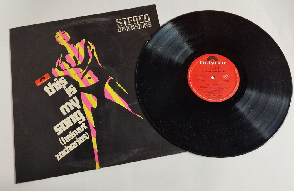 Винтажная виниловая пластинка LP Сборник Helmut Zacharias This Is My Song (Italy 1967)