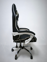 Геймерское кресло из ткани черного цвета