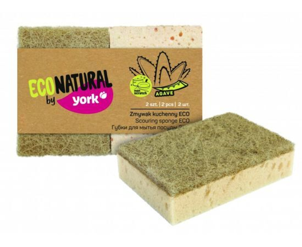 York Губка, Сизаль, 2 шт.