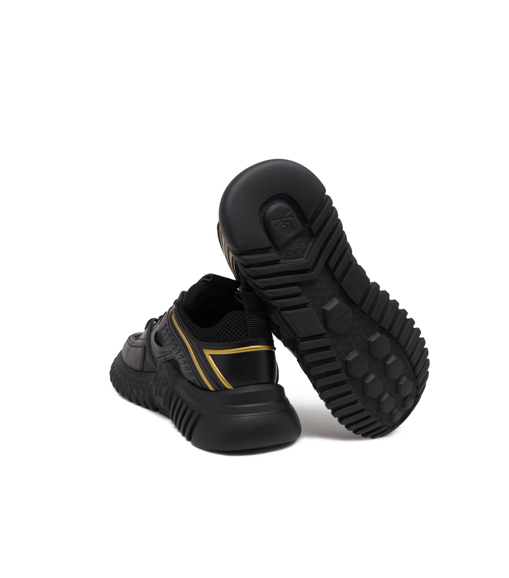 Кожаные кроссовки Philipp Plein - черный(USC0405 PLE075N)