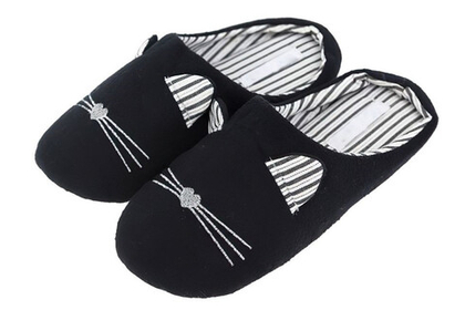 Тапочки Funfur Черный кот 36-37