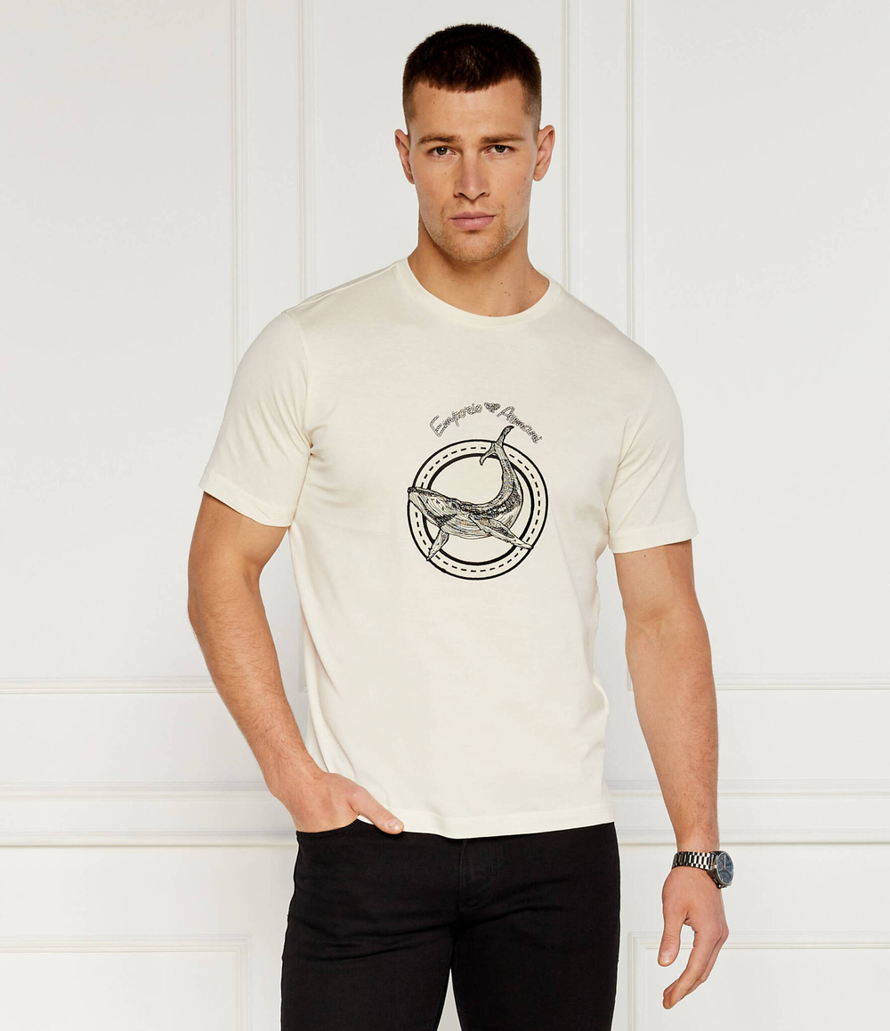 Футболка Emporio Armani - бежевый(6D1T6S 1J7FZ)