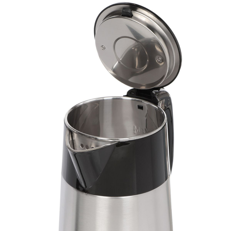 Чайник электрический Lofter, F01, черный, 2.2 л, 1500 Вт, скрытый нагревательный элемент, металл