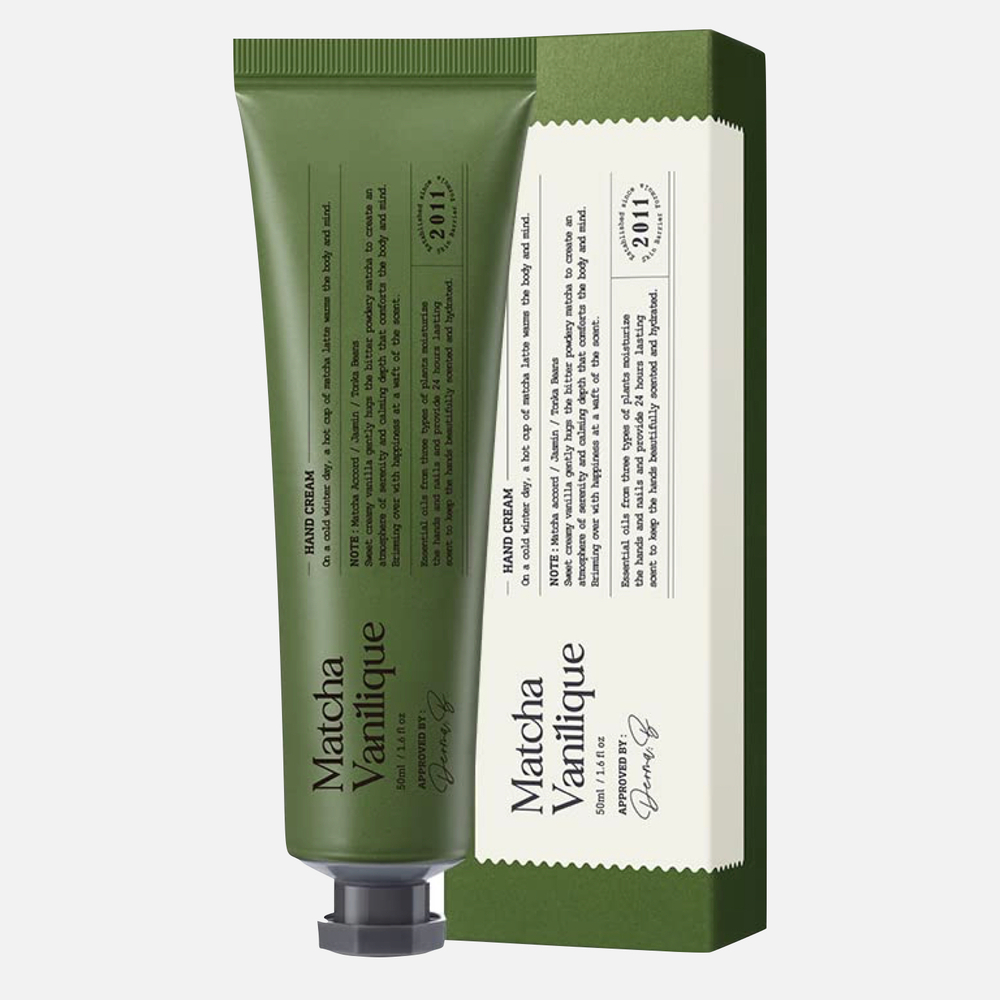 DERMA:B Narrative Hand Cream Matcha Vanilique Крем для рук с матча и ванильным ароматом, 50 мл