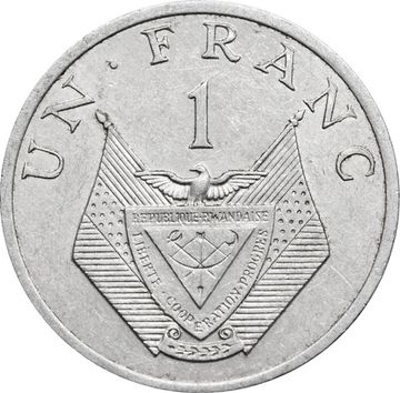 1 франков 1985 Руанда