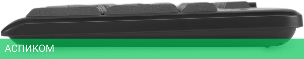 Клавиатура Oklick K225W черный (1875232)