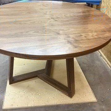 дизайнерский стол LONDON  WOOD ( by Steel Arts)