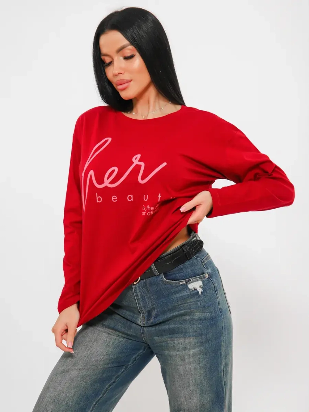 Лонгслив большие размеры