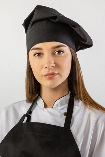 Колпак повара чёрный "Black"
