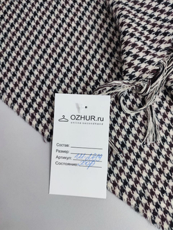 Шарф в рубчик