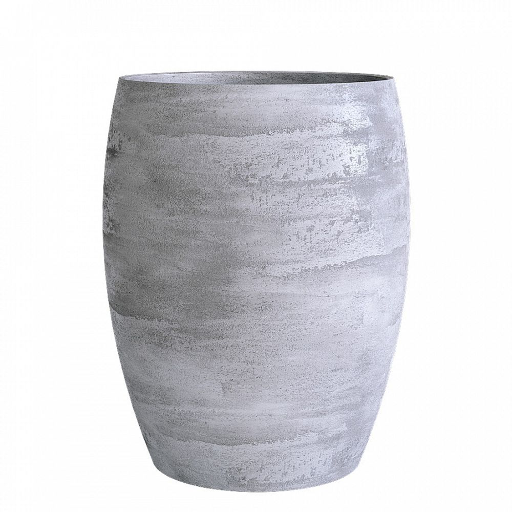 Кашпо OVAL CONCRETE GREY LIGHT D30 H42