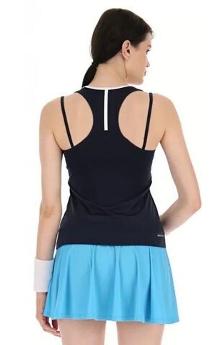 Женский топ теннисный Lotto Top W IV Tank 2 - Бирюзовый