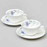 Набор чайный lefard васильки на 2 пер. 4 пр. 250 мл