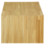 Журнальный столик, 125х59х40, Розенбург, кофейный, с ящиками, из массива дуба, MAKOSA