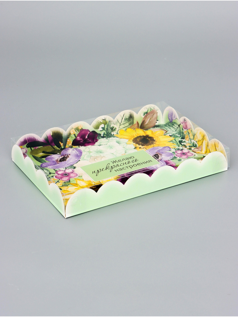 Коробка для печенья, «Комплимент», 22×15×3 см