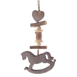 GAEM Украшение новогоднее "Лошадка", L8 W1,5 H16 см, 4в.