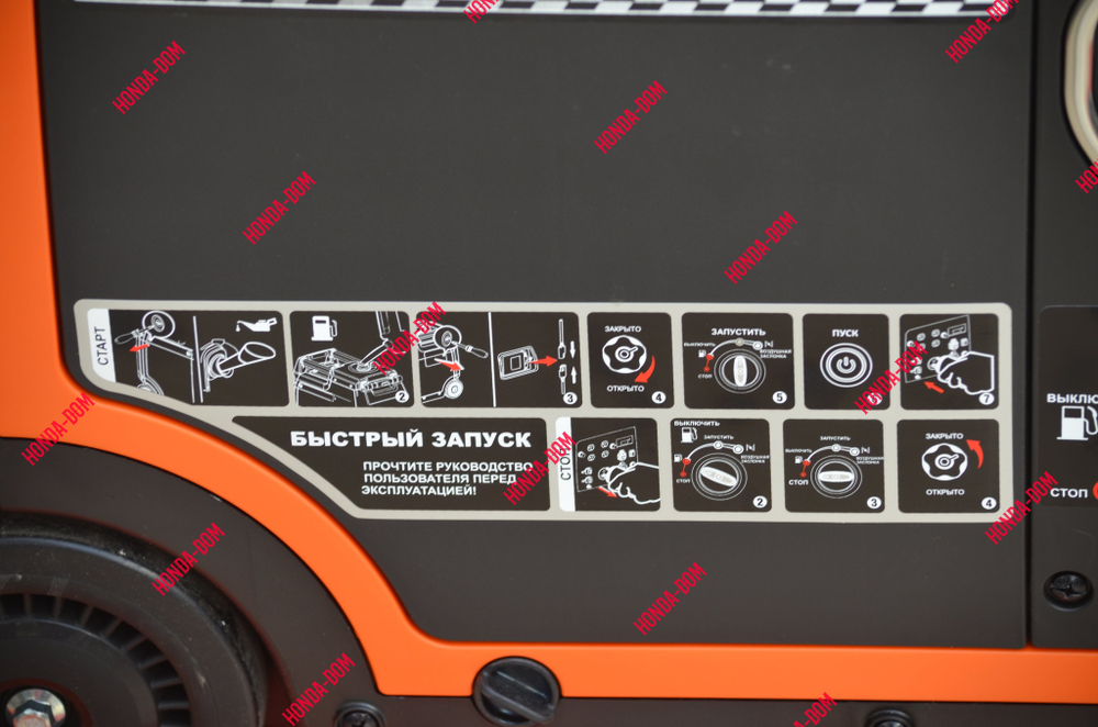 Генератор бензиновый инверторный Zongshen BQH 4000 E 1T90DFQ41