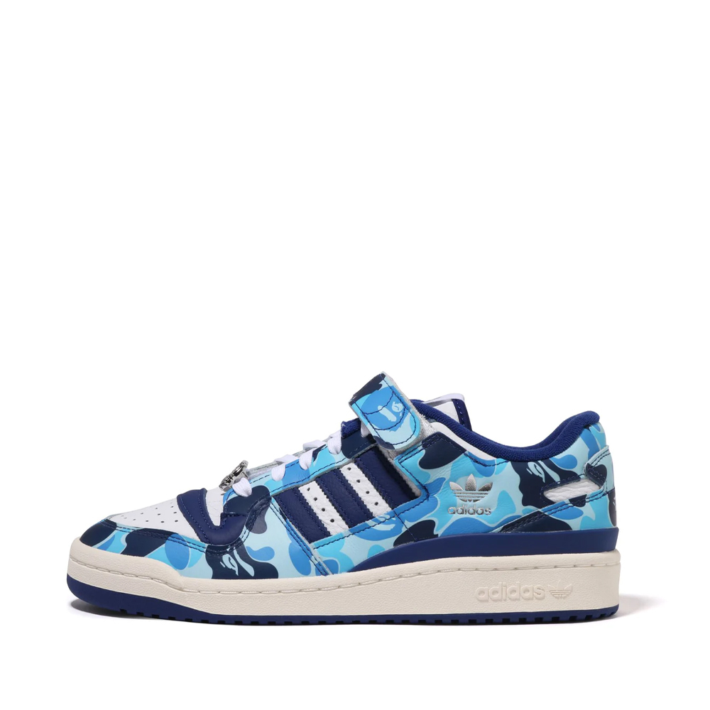 Adidas x Bape Forum 84 Low "30th Anniversary Blue Camo"