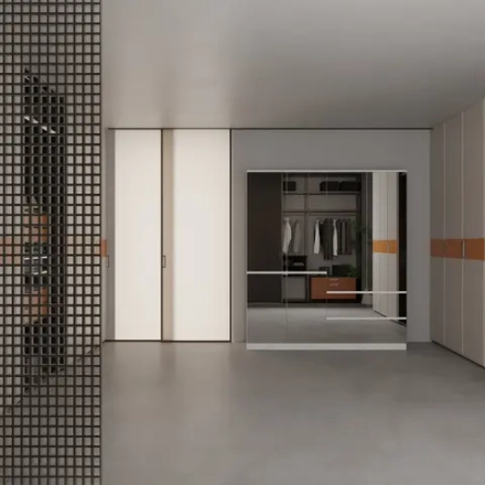 Зеркальный распашной шкаф MirrorLine