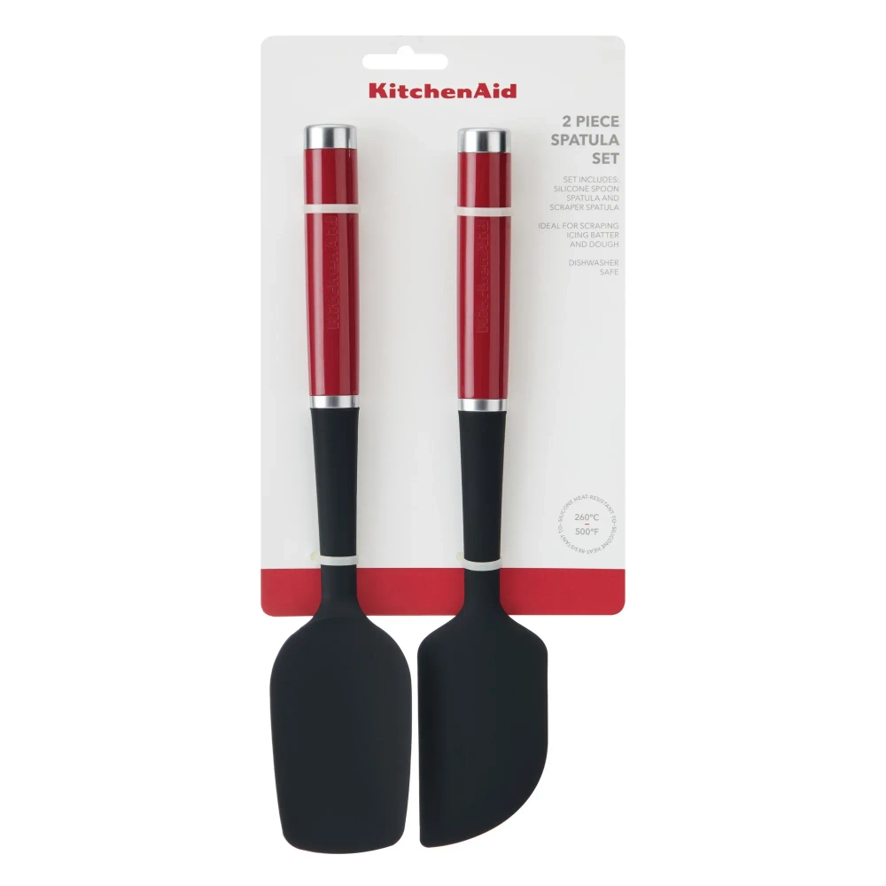 KitchenAid Набор из 2 силиконовых шпателей Empire Red