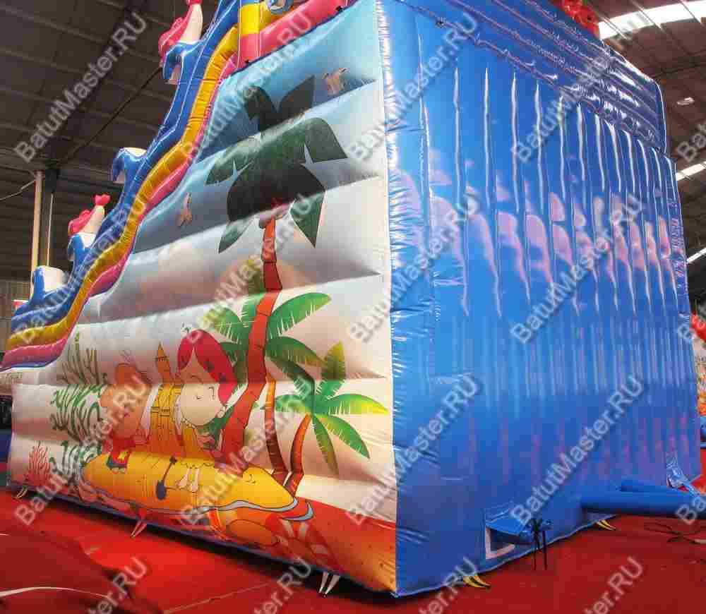 Горка для бассейна "Песни моря", 9*6*8,8 м