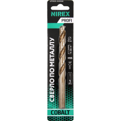 Сверло NIREX Profi по металлу Cobalt 12*151 мм NMD1200 (1шт в упак)