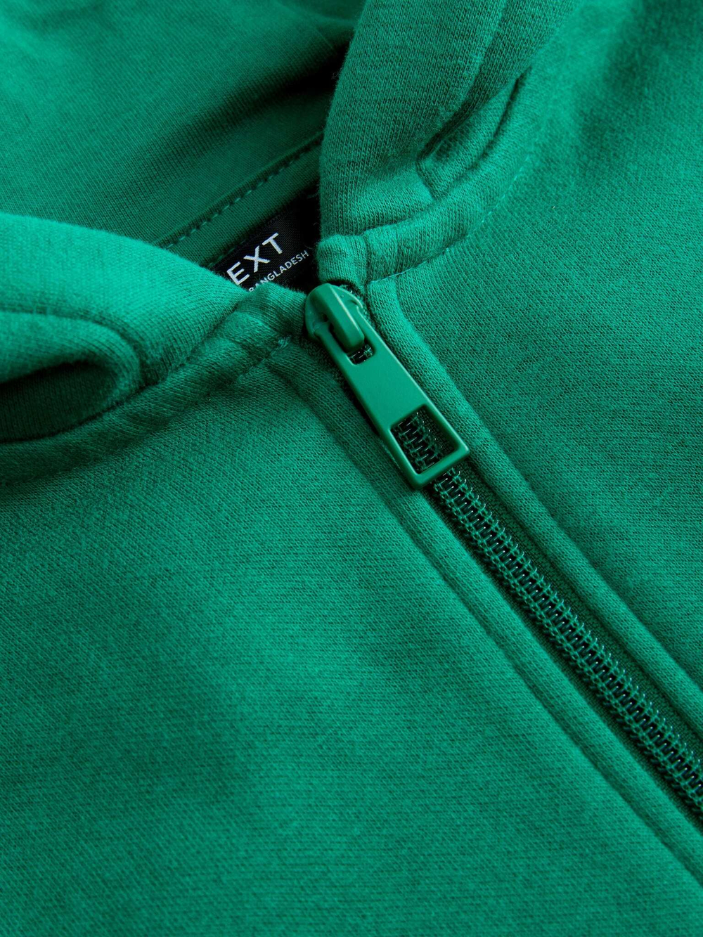 Толстовка с капюшоном на молнии для мальчика Next E43-857, Зеленый